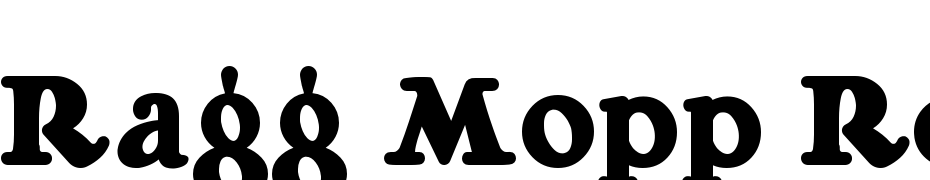 Ragg Mopp Regular cкачати шрифт безкоштовно